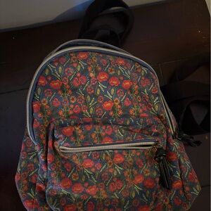 Floral Patterned Backpack